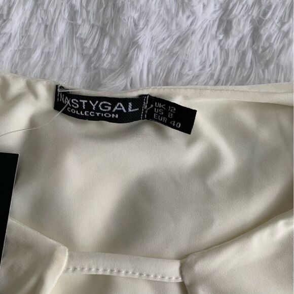 NASTY GAL CREAM CROP TOP - Picture 12 of 13